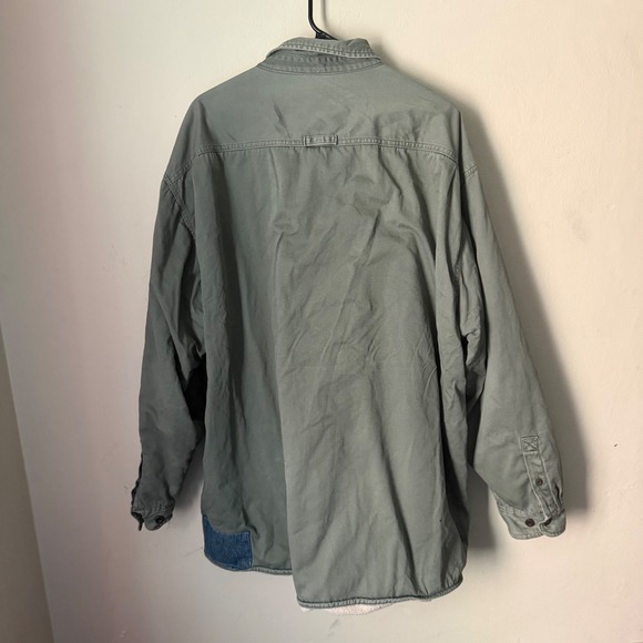 LEVIS Mens Sherpa Lined Utility Jacket Olive Green 3XL Workcore - Picture 2 of 12